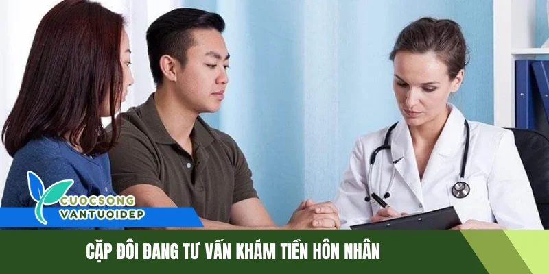 Hướng Dẫn Khám Tiền Hôn Nhân Chi Tiết Nhất 1 Cặp đôi đang tư vấn khám tiền hôn nhân