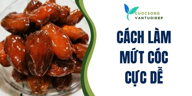 Cách làm mứt cóc
