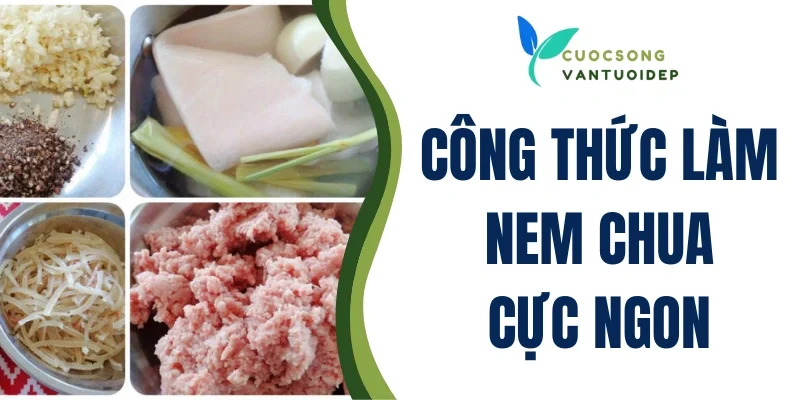 Công thức làm nem chua