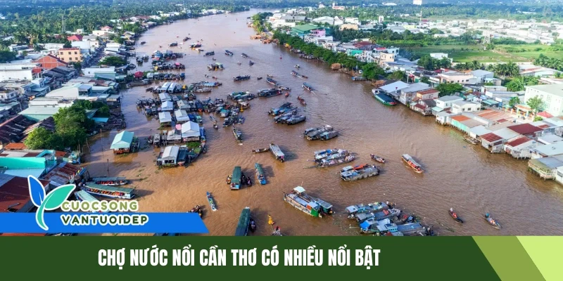 Chợ Nước Nổi Cần Thơ: Khám Phá Nét Đẹp Văn Hóa Miền Tây 1 Chợ nước nổi Cần Thơ có nhiều nổi bật